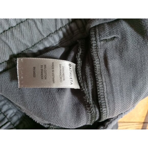 ATHLETA  Shorts Womens 6 GRAY Grey Preowned Summer Exercise Yoga Workout Running - Picture 8 of 9